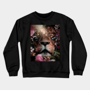 Hiding Lion Crewneck Sweatshirt